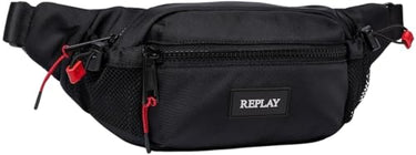 Replay Herren Bauchtasche Sportlich, Schwarz (Black 0098), Onesize im Sale